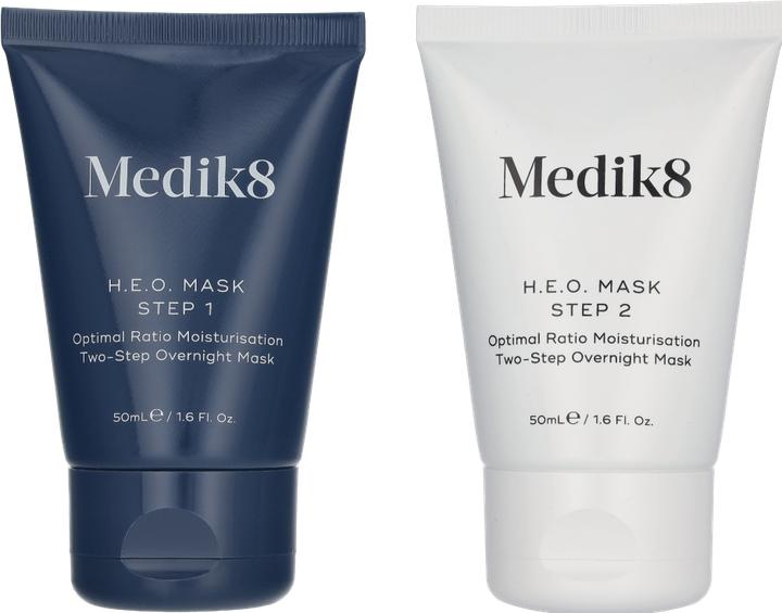 Produktbild Medik8 H.E.O Optimal Ratio Moisturisation Two-Step Overnight Hydrating Face Mask Skincare Treatment (100 ml)