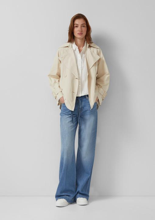 Immagine prodotto s.Oliver Bluse Baumwollsatin-Bluse mit Raffung (36)