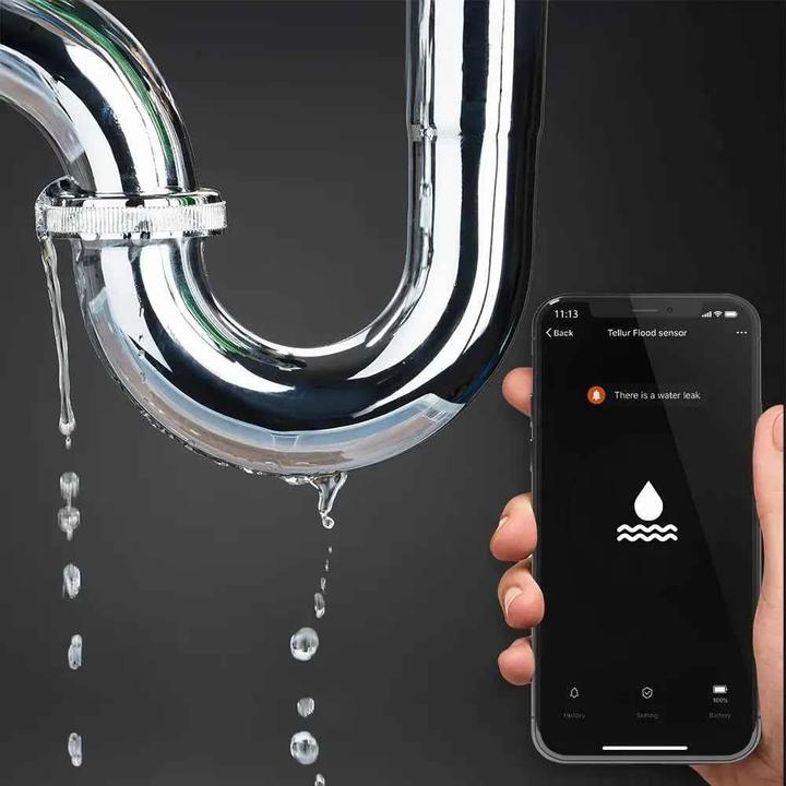 Produktbild Tellur WiFi Flood Sensor, AAA, white