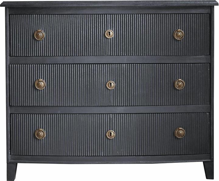 Produktbild Loberon Kommode Boissiére antikschwarz (105 x 50 x 88 cm)