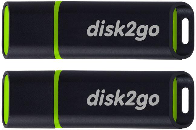 Disk2go USB flash drive passion 3.0 64GB 30006573 USB 3.0 double pack (64 GB, USB-A)
