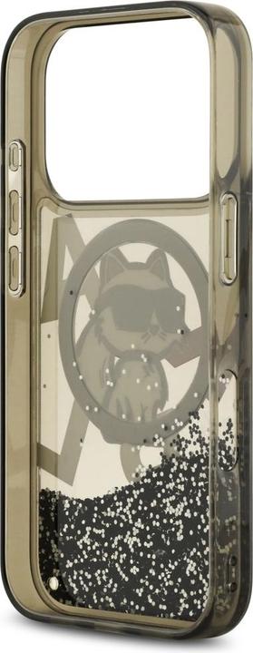 Productafbeelding Karl Lagerfeld - Glitter MagSafe - iPhone 17 Pro - Liquid Choupette Head (Apple iPhone 17 Pro)