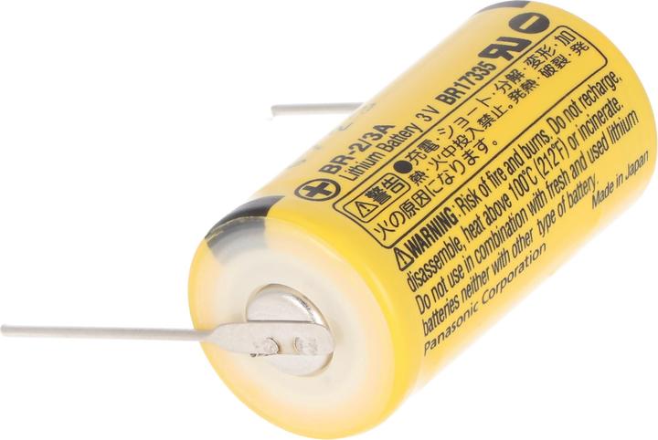 Produktbild Panasonic Batterie BR-2/3A mit Lötpaddel zum Einlöten (1 Stk., Gerätespezifisch, 1200 mAh)