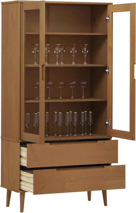 Produktbild vidaXL Vitrinenschrank (90 x 35 x 175 cm)