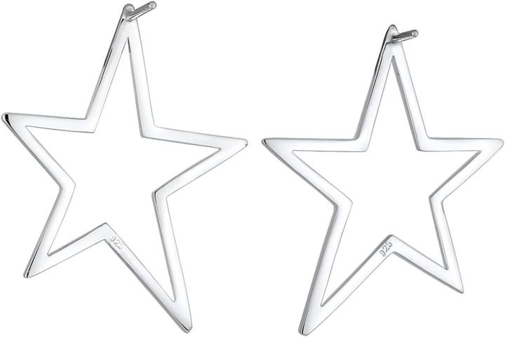 Immagine prodotto Elli Orecchini a Pendente Stella con Cristalli (Argento 925)