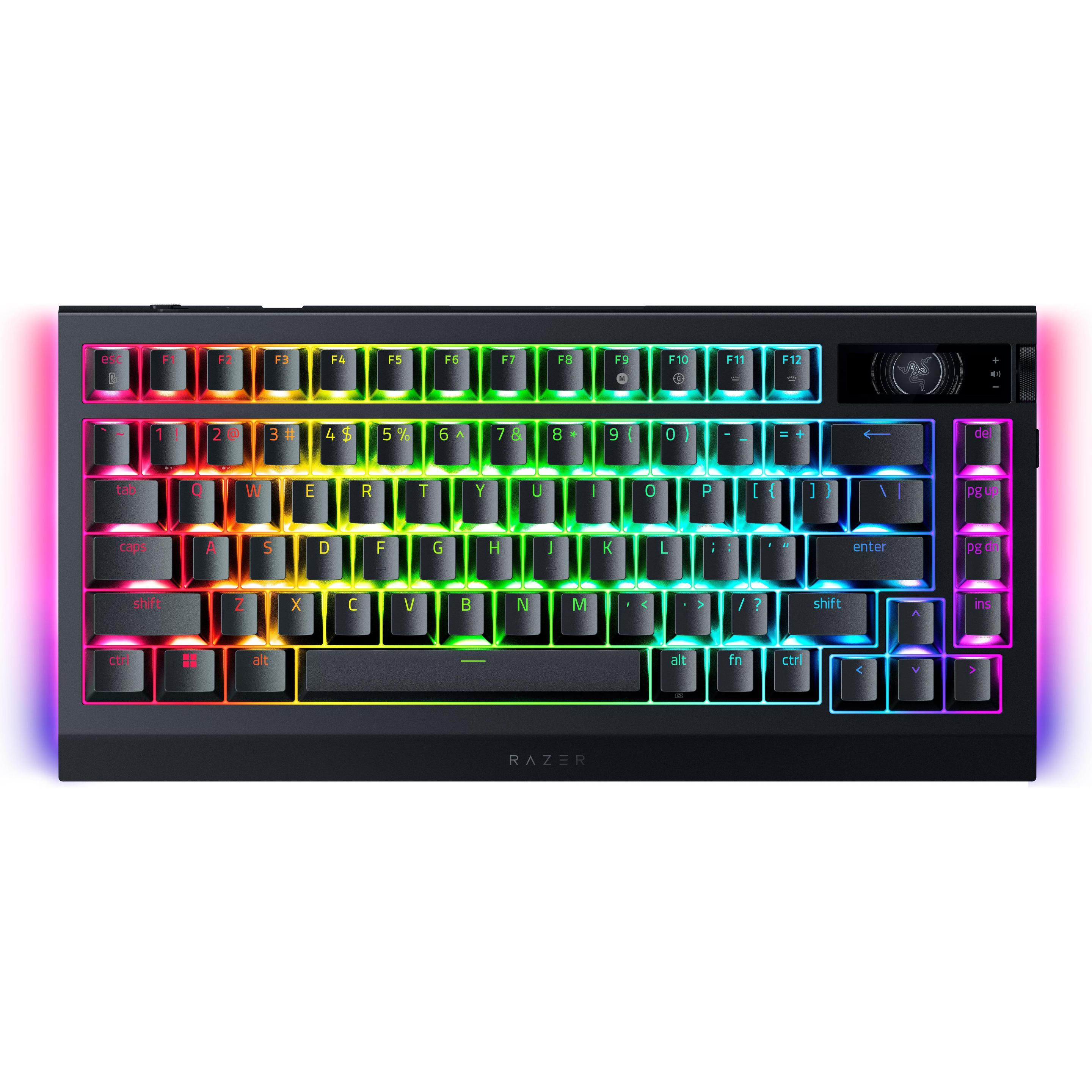 Razer BlackWidow V4 Pro (USA, Kabelgebunden, Kabellos), Tastatur, Schwarz