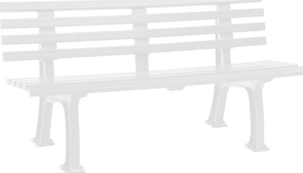 Actual product image kaiserkraft Plastic park bench
