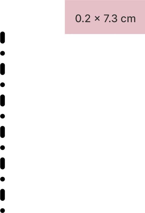 Actual product image minink Temporary tattoo - lines and dots