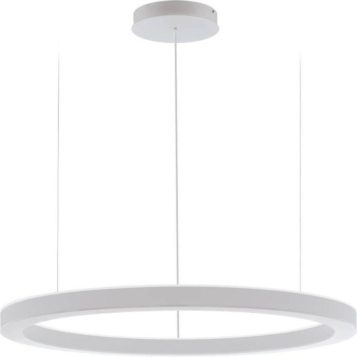 Produktbild EGLO 64239 PASTRENGO 1 LED Pendelleuchte 2x75W Ø1100mm Silber Weiss Warmweiss Dimmbar
