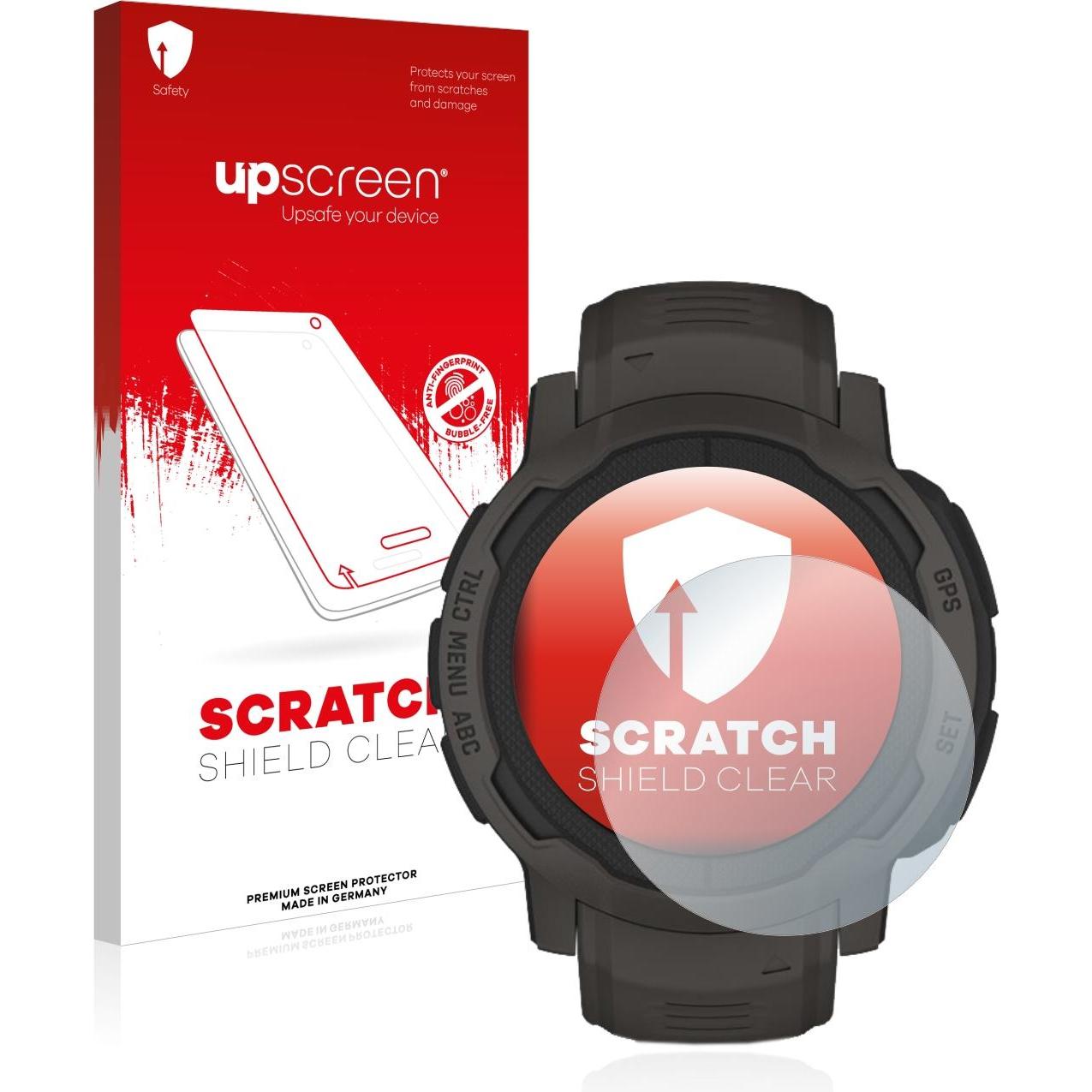 upscreen Scratch Shield Displayschutz, Smartwatch Schutzfolie, Transparent