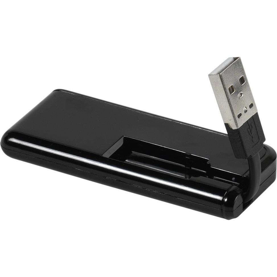 Thumbnail - Vivanco USB 2.0 Hub (USB-A, 4 Ports), Dockingstation + USB Hub, Schwarz