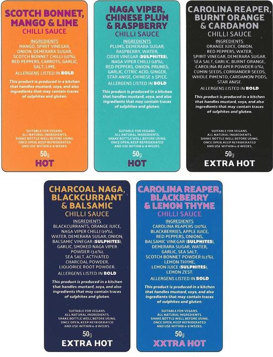Nährwerte und Zutaten DevilDog Sauces Geschenkset Xxtra Hot (800 g)