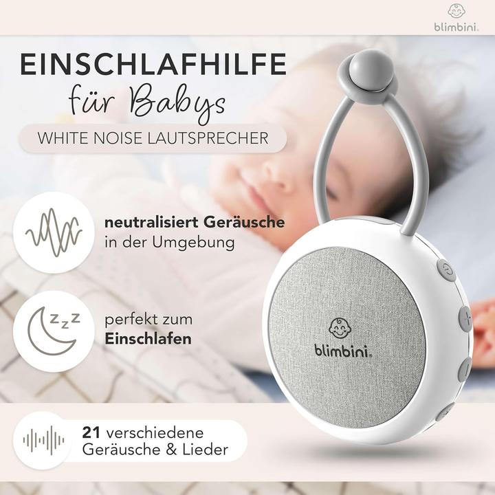 Actual product image Blimbini White noise machine with night light