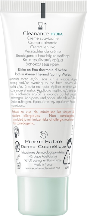 Produktbild Avène Cleanance Hydra Beruhigende Feuchtigkeitscrème (40 ml, Tagescreme)