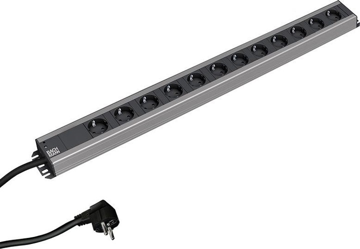 Actual product image Bachmann HANDWERKER power strip (12 x, CEE 7/3, 2 m)