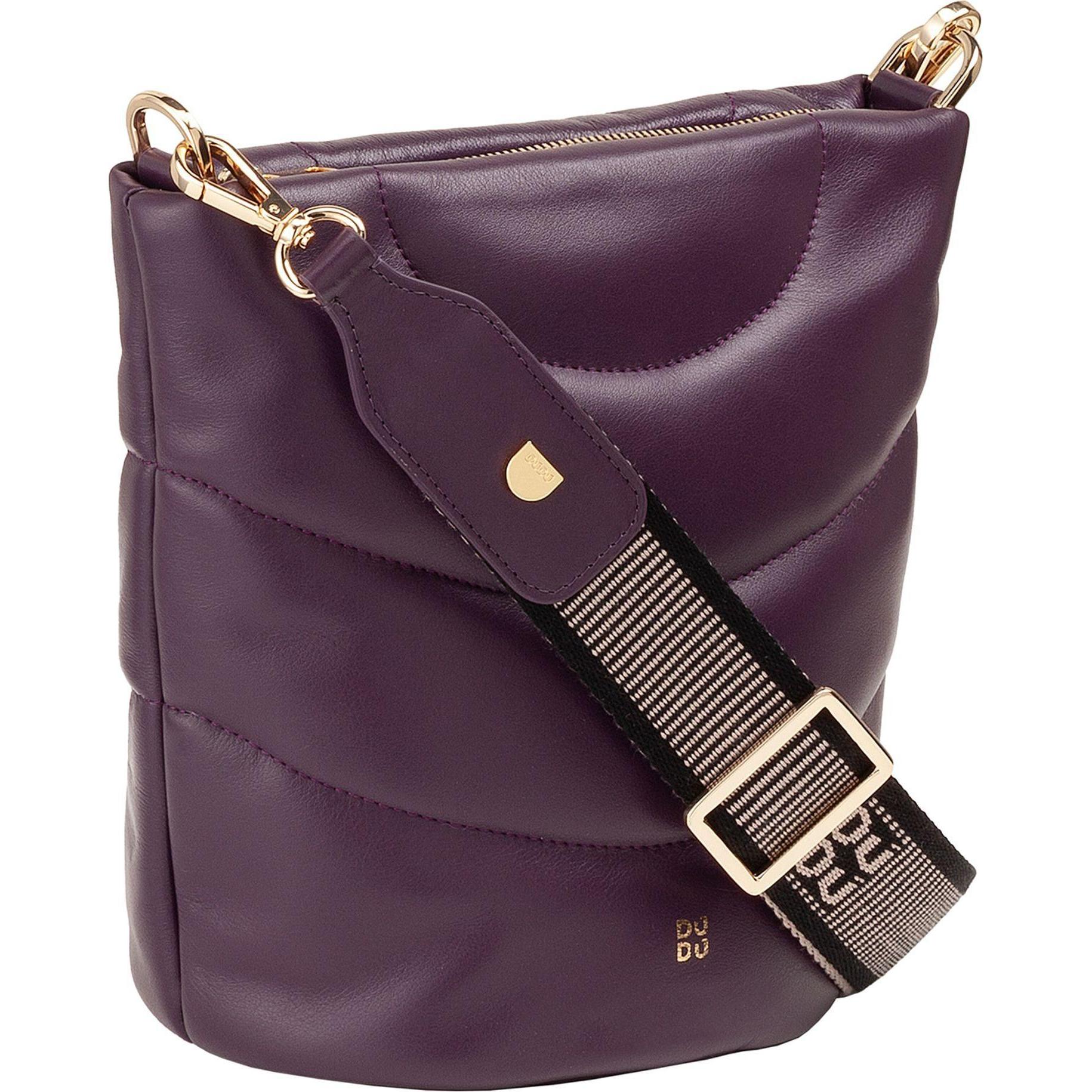 Thumbnail - Dudu, Handtasche, Barbara Schultertasche Leder 21.5 cm, Violett