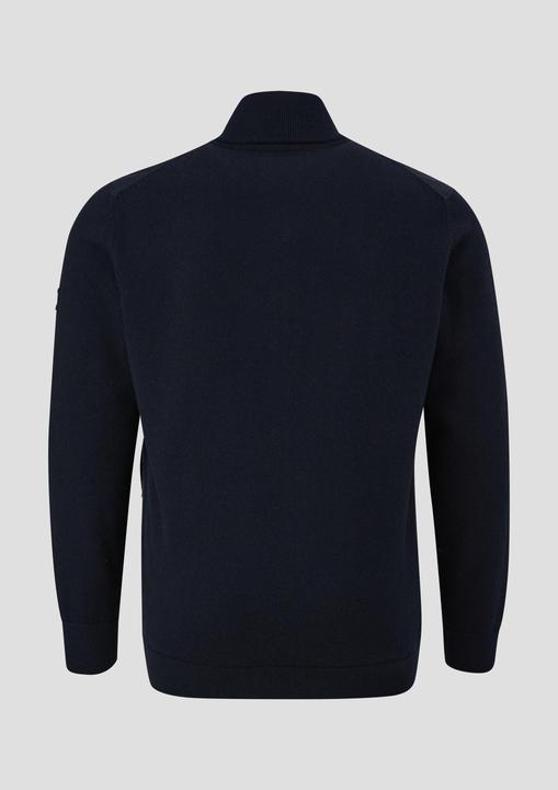 Produktbild s.Oliver Strickjacke Strickjacke mit Stehkragen (3XL)