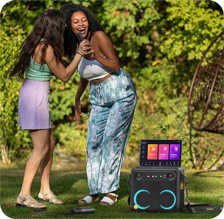 Produktbild Ikarao Karaokebox Break X2 10" Screen 2 Mikrofone, 600W