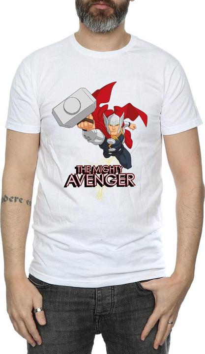 Actual product image Mens Thor The Mighty Avenger T-Shirt (XL)