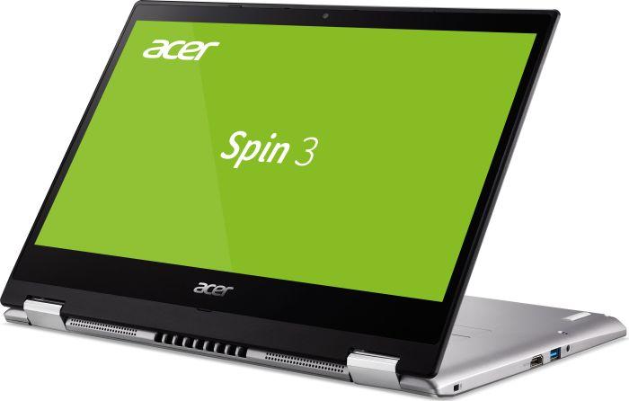 Actual product image Acer Spin 3 – SP314-53N-575U (14", 256 GB, 8 GB, DE, Intel Core i5-8265U)
