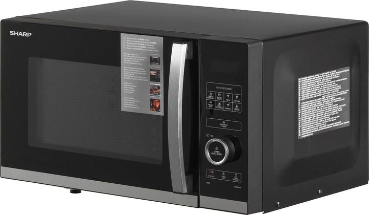 Productafbeelding Sharp Magnetron YC-QS254AE-B Vrijstaand, 25 L, 900 W, Zwart (25 l)