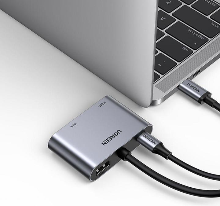 Image du produit Ugreen Hub USB-C vers HDMI + VGA + USB-C PD (USB-C, 25 cm)