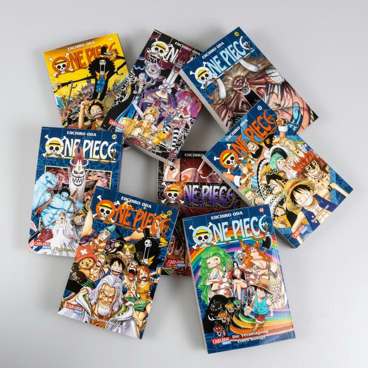 Immagine prodotto One Piece slipcase 5: Thriller Bark (inclusi i volumi 46-53) (Tedesco, Antje Bockel, Josef Shanel, Matthias Wissnet, Eiichiro Oda, 2024)