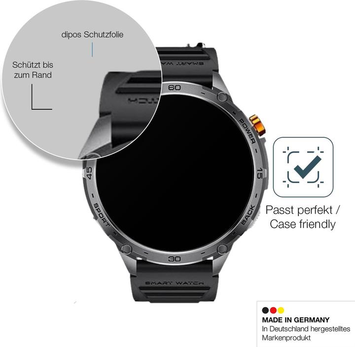 Actual product image Dipos Anti-Shock Screen Protector Matte