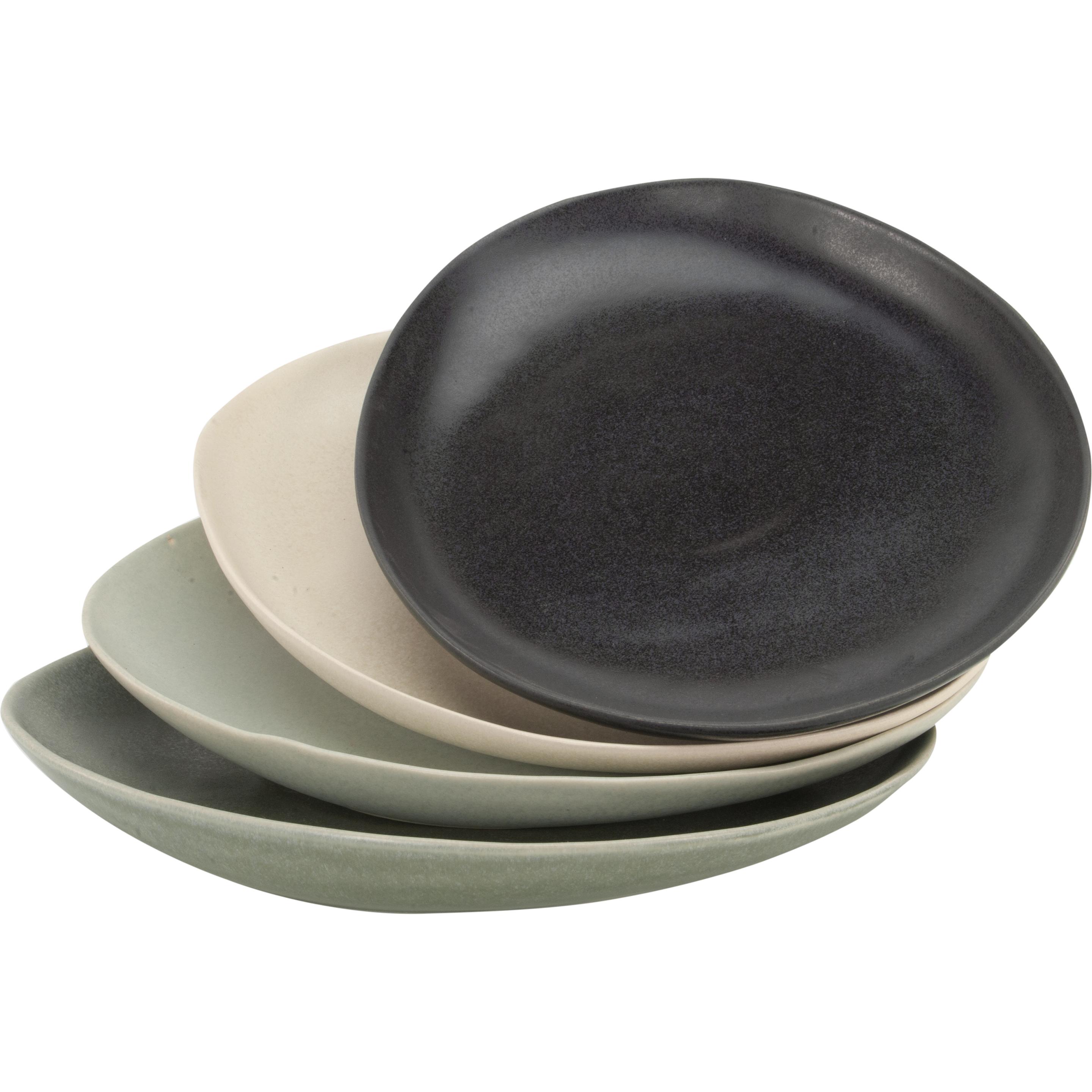 CreaTable Pietra, Teller, Schwarz