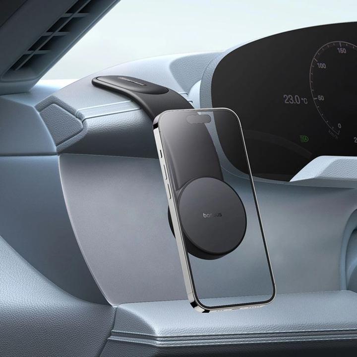 Actual product image Baseus PrimeTrip C02 magnetic car holder (black)
