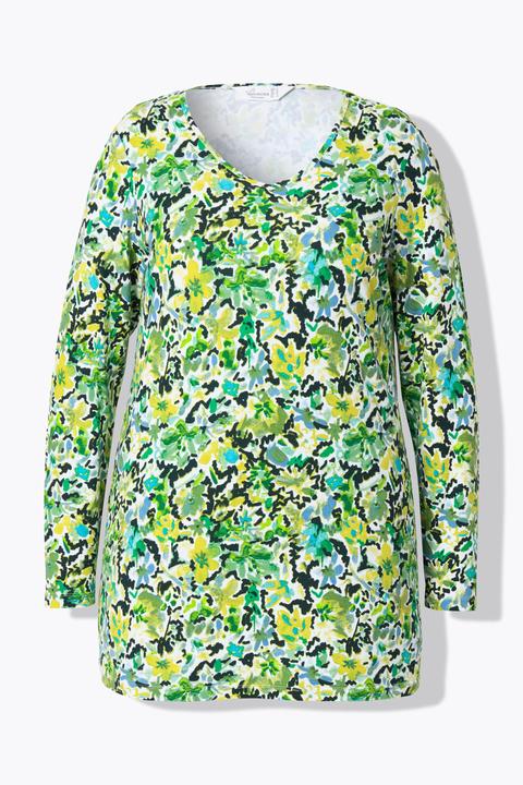 Produktbild Miamoda Langarmshirt, Blumenmuster