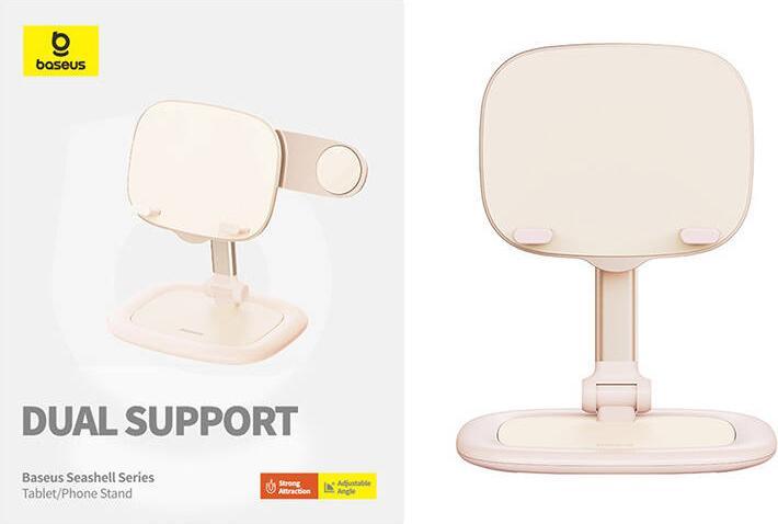 Produktbild Baseus Seashell Series verstellbarer Tablet-/Telefonständer – Pink