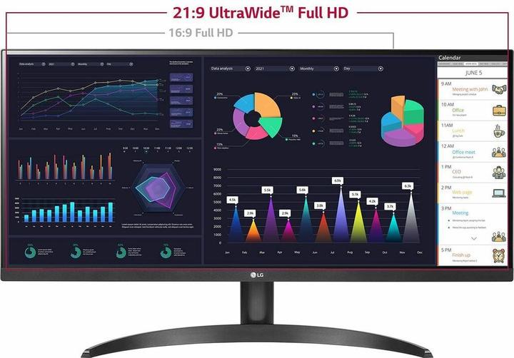 Immagine prodotto LG 29WQ60A - Monitor IPS Ultrawide - 100hz - 29 pollici (2560 x 1080 pixel, 29")