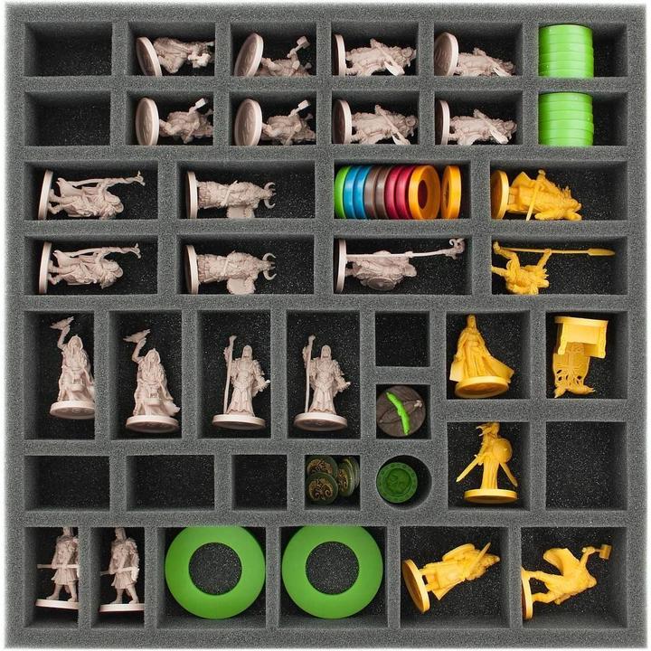 Actual product image Feldherr AG040BR04 - 40 mm foam inlay for Blood Rage expansions: 5 players, gods (Foam material)