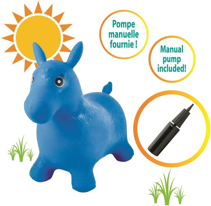 Produktbild Lexibook Aufblasbares blaues Hüpfpferd