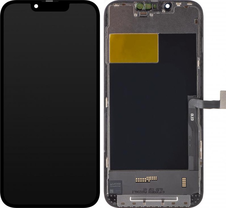 Zy Display Unit für iPhone 13 Pro, Soft OLED Version, Schwarz (Display, iPhone 13 Pro)
