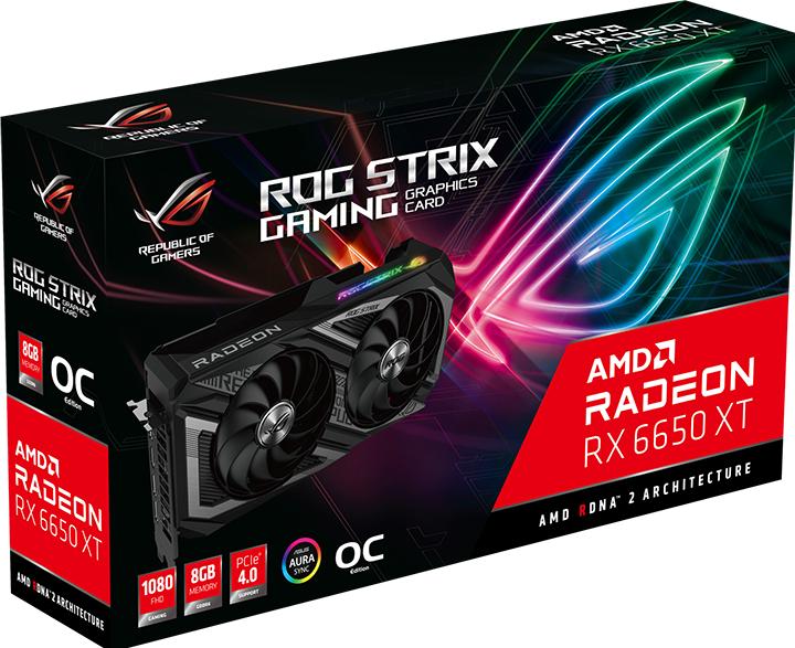 Produktbild ASUS ROG Radeon STRIX RX6650XT O8G V2 GAMING (8 GB)