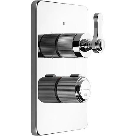 Gessi, Badarmatur, Venti20 Fertigmontageset Thermostat, Umlenkkartusche, 3-Wege, Mit Thermostatkartusche u. RV, W
