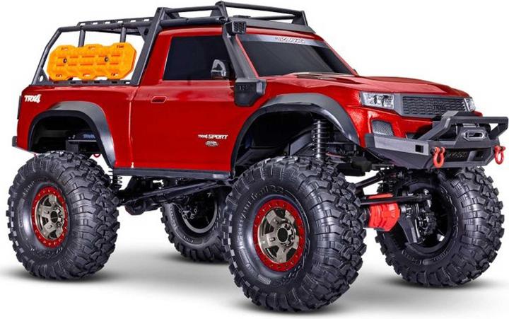 Image du produit Traxxas Trx-4 Sport High Trail M-Rot 1/10 4wd Scale-Crawler Rtr Brushed, Sans Batterie Ni Chargeur (RTR Prêt à fonctionner)
