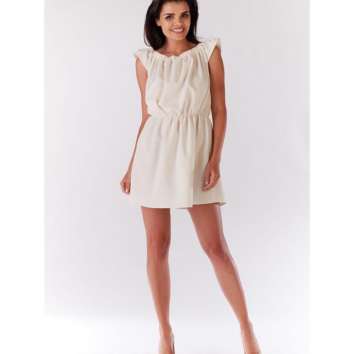Infinite You, Kleider, Alltagskleid, Beige, (38)