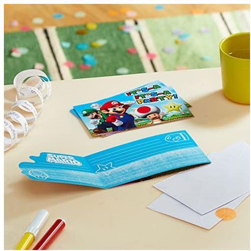 Produktbild Amscan Super Mario (8 Stk.)