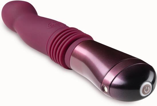 Actual product image Blush Temptasia - Trixie Thrusting Dildo - Wine Red
