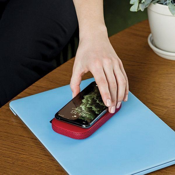 Image du produit Lexon Powersound Powerbank indukcyjny 5000 mAh z głośnikiem bluetooth czerwony/red LA128R (5000 mAh)