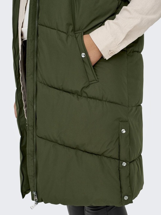 Actual product image Only Round neck Curve waistcoat Down waistcoat (46)