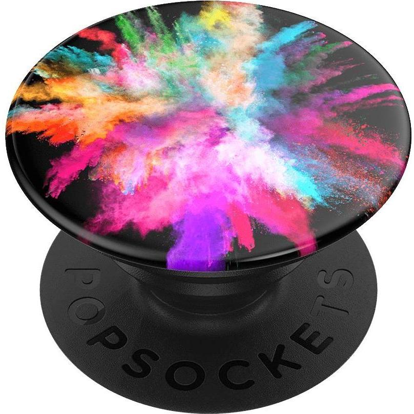 PopSockets Grip, Smartphone Halterung, Schwarz, Mehrfarbig
