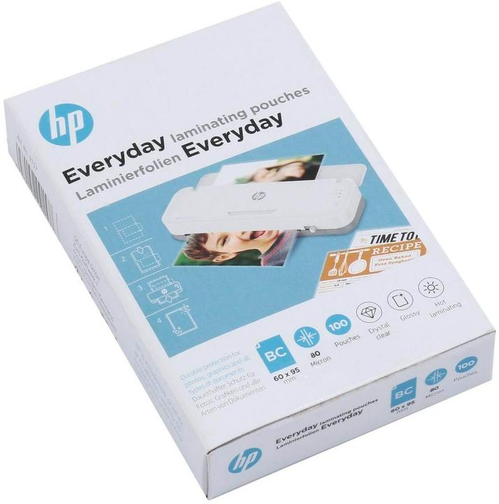 HP Laminating Film Everyday Business Cards 80 µm, Glossy (60 x 95 mm, 100 pcs., 80 µm)