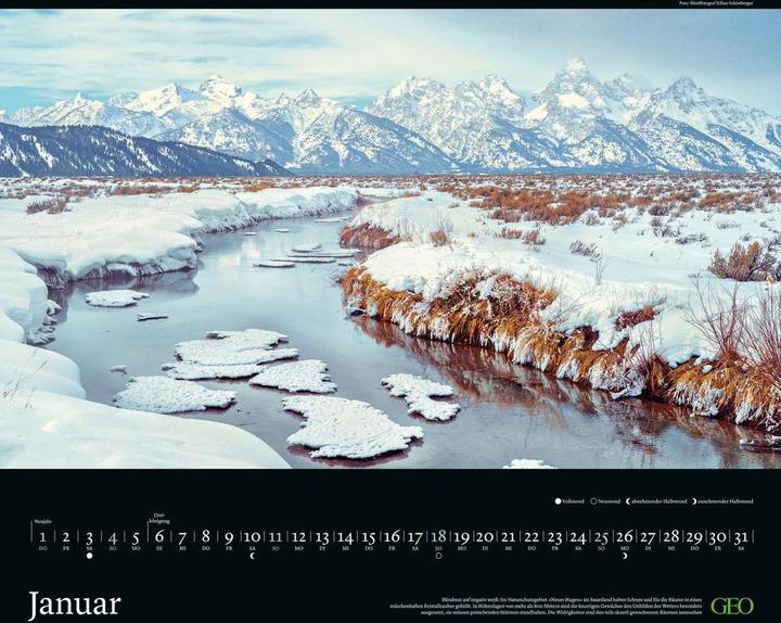 Neumann GEO Traumziele 2026 - Wand-Kalender - Reise-Kalender - Poster-Kalender - 50x45