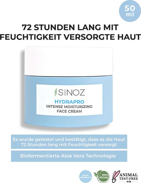 Produktbild Sinoz Hydrapro Intensive Moisturizing Facial Cream 50ml (50 ml, Gesichtsbalsam)