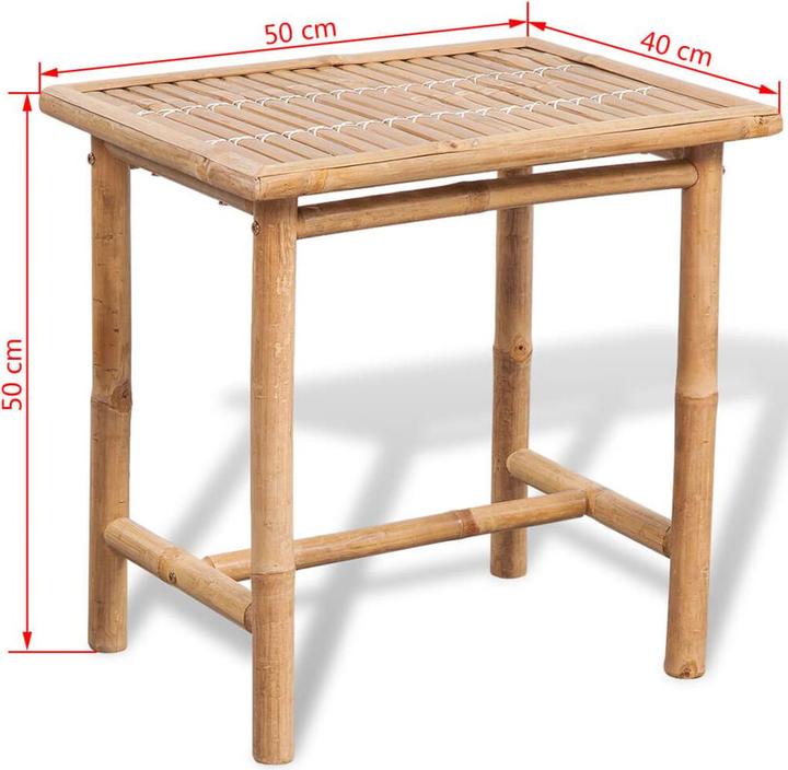 Produktbild vidaXL Gartenmöbel Set (50 x 40 x 50 cm)