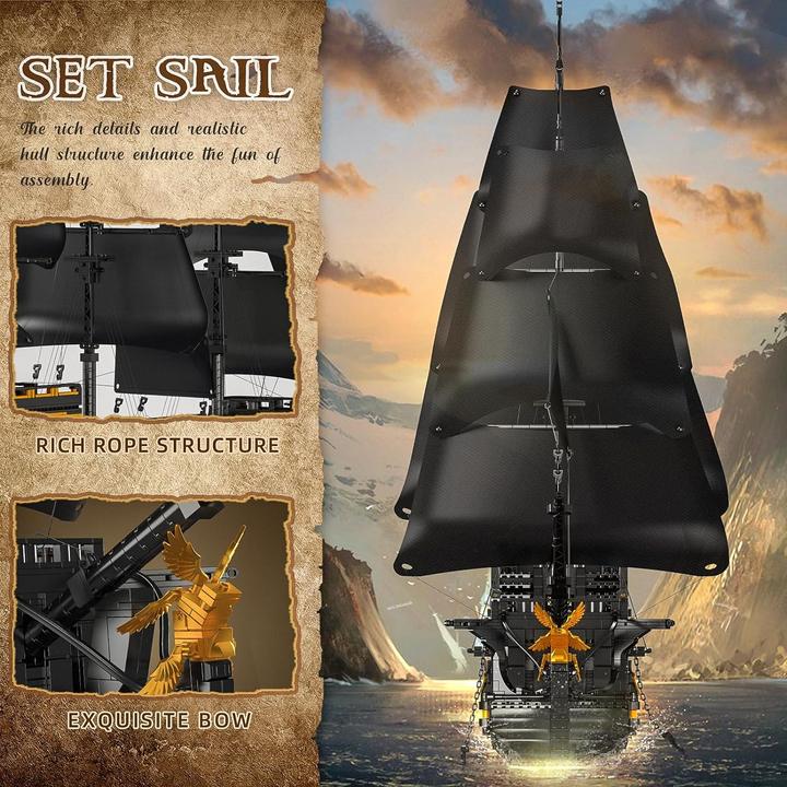 Image du produit Mould King 13186 - Black Pearl 2
